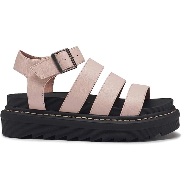 Union Bay Pink Dulce Strappy Platform Sandals - Picture 4 of 16